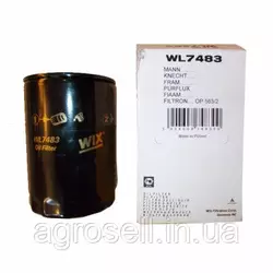 Фильтр масляный (ФМ 009-1012005/OP563/2/M5101/ЕКО-02.24), МТЗ, Д-243, Д-245 (WIX) WL7483