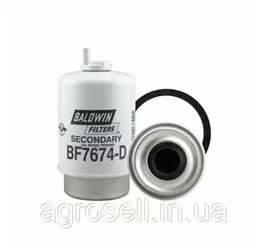 Фильтр т/очистки топлива (RE64450/RE62419/RE509031/26560143/RE526557), JD (Baldwin) BF7674-D