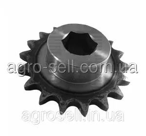 Звездочка z=18 t=15875 (привода цепи колосового элеватора нижняя) AH130572 Звездочка z=18 t=15875 (привода цепи колосового элеватора нижняя) AH130572