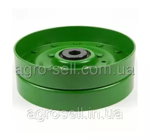 Шкив (натяжной привод камнеуловителя ускорителя подачи растительной массы) JD9880STS/S690 AH150900 Шкив (натяжной привод камнеуловителя ускорителя подачи растительной массы) JD9880STS/S690 AH150900