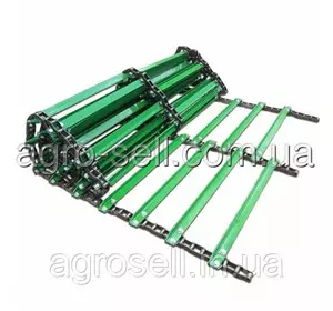 Транспортер наклонной камеры (49 планок 99 звен. 3 цеп) (AH130105/AH137598) JD9400/9500/9510/STS AH137845 Транспортер наклонной камеры (49 планок 99 звен. 3 цеп) (AH130105/AH137598) JD9400/9500/9510/STS AH137845