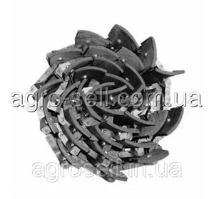 Транспортер элеватора зернового (144 звеньев 34 скребка t=41.4) (AXE28559) JD9560/9670/9880 AH162059 Транспортер элеватора зернового (144 звеньев 34 скребка t=41.4) (AXE28559) JD9560/9670/9880 AH162059