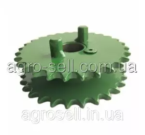 Звездочка приводная сеялки двойная z=28/28 AA34136 1780/DB AA49877 Звездочка приводная сеялки двойная z=28/28 AA34136 1780/DB AA49877