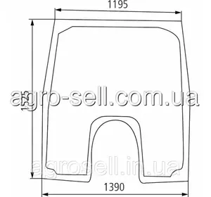 Стекло лобовое 51452251/87456379/242537A5 Mag.310/335/MX Case 51572842 Стекло лобовое 51452251/87456379/242537A5 Mag.310/335/MX Case 51572842
