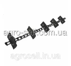 Транспортер элеватора колосового (155 звеньев 19 скребков t=414) JD9560/9650/9750/9880STS AH148021 Транспортер элеватора колосового (155 звеньев 19 скребков t=414) JD9560/9650/9750/9880STS AH148021