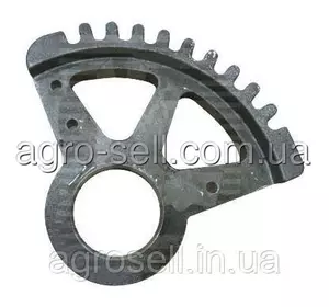 Сегмент шестерни регулировки зазора подбарабанья JD9670STS/S670/S690 H223940 Сегмент шестерни регулировки зазора подбарабанья JD9670STS/S670/S690 H223940
