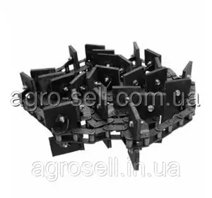 Транспортер элеватора колосового (153 звена 25 скребков t=414) (AZ63331/AH131074) JD9500/9600 AZ101791 Транспортер элеватора колосового (153 звена 25 скребков t=414) (AZ63331/AH131074) JD9500/9600 AZ101791