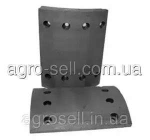 Накладки гальмівні (2 ремонт) (Fomar) BPW 19574 02 Накладки гальмівні (2 ремонт) (Fomar) BPW 19574 02