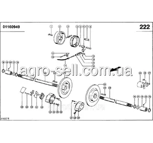 Барабан тормозной 669733.0 Claas 260686.0 260686 000260686 Барабан тормозной 669733.0 Claas 260686.0 260686 000260686