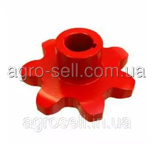 Звездочка (Z=7) элеватора колос. верх. (168683C1), 5088/7088 87691619 Звездочка (Z=7) элеватора колос. верх. (168683C1), 5088/7088 87691619