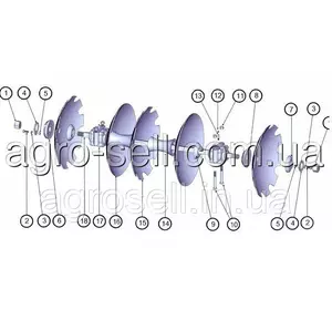 Диск (ромашка) GREGOIRE BESSON -851000998 Диск (ромашка) GREGOIRE BESSON -851000998