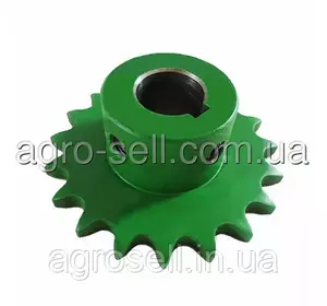 Звездочка z=19 (верхняя привод колосового элеватора) JD9670STS AH147557 Звездочка z=19 (верхняя привод колосового элеватора) JD9670STS AH147557