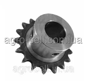 Звездочка z=18 t=15875 (привод колосового элеватора нижняя) JD9500/2054-2266/18AP00 AH121047 Звездочка z=18 t=15875 (привод колосового элеватора нижняя) JD9500/2054-2266/18AP00 AH121047