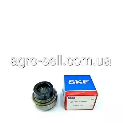 Підшипник кульковий YEL206-2DW/AG (JD39106, E30KRRB, JD10384, 87044350, 84069440, 84019208, 216329.0,