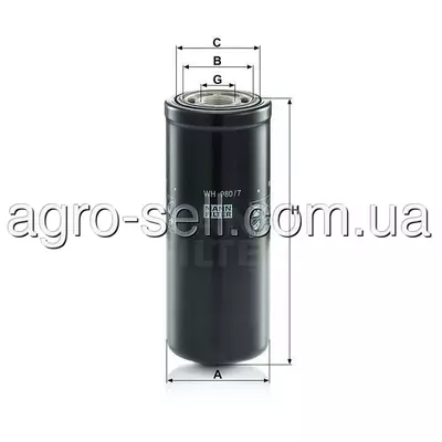 Фільтр масляний WH980/7 (84226258, 48142231)