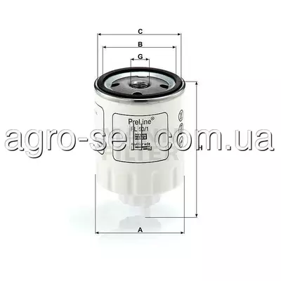 Паливний фільтр PL50/1 (J286503, J931962)