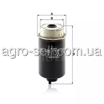 Фільтр паливний WK8165 (836867591, 84269163, FS19973, 47335709, 162000080915, 37296, WK8136)