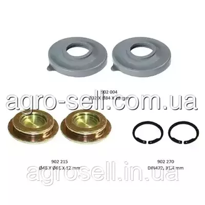 Комплект пильників штовхачів супорту (CP) MERITOR B,C,D, DUCO CP9021622