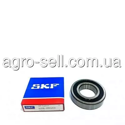 Підшипник 6208-2RS1/C3 (RE508764, RE241242, 212546, 216101, JD30120, JD9345, JD9396, ER025809)