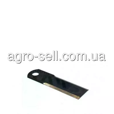 Ніж для подрібнення соломи, 180х50х3,0 мм. діам. 19,6 мм, прямий, двосторонній, гладкий (AH205910, AH208470)