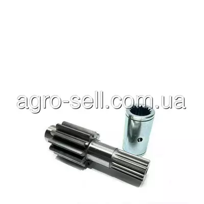 Вал-шестерня бортового редуктора (у комлекті з втулкою) (H157014, H133088, H141558) John Deere