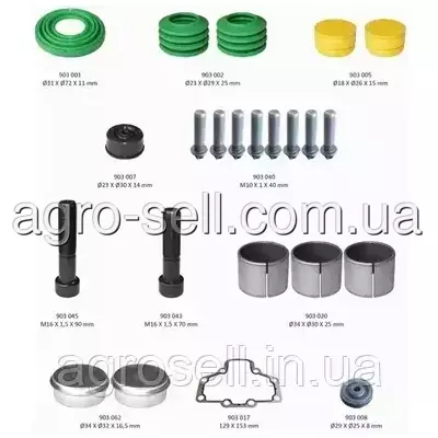 Р/к болтів та ущільнень супорту (CP) WABCO PAN 17 CP9030802