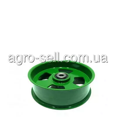 Натяжний шків транспортера похилої камери комбайна посилений (AH204389, AH166439, 212840136) John Deere