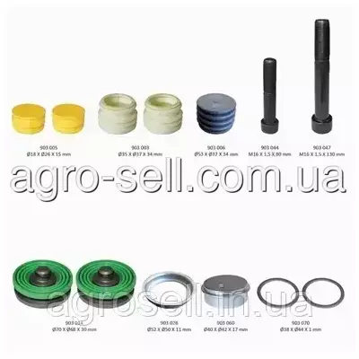 Комплект штовхачів супорту (CP) WABCO PAN 22 CP9031802