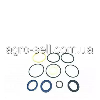 Ремкомплект гідравлічного циліндра (3 гумових кільця, 4 металевих) AH215439 (RE16576, RE38440, ) John Deere