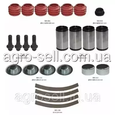 Р/к напрямних супорту (CP) HALDEX MODUL X CP9053002