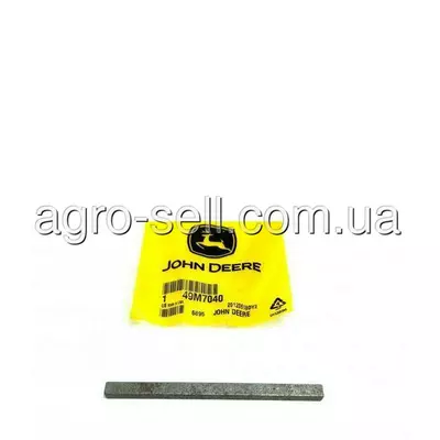 Шпонка 49M7040 (H150268, 49M5606) 6x6x100 мм John Deere