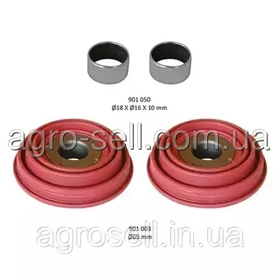 Р/к штовхачів супорту (з буртом без пильовика) (CP) KNORR SN6 SN7 SK7 CP9011092